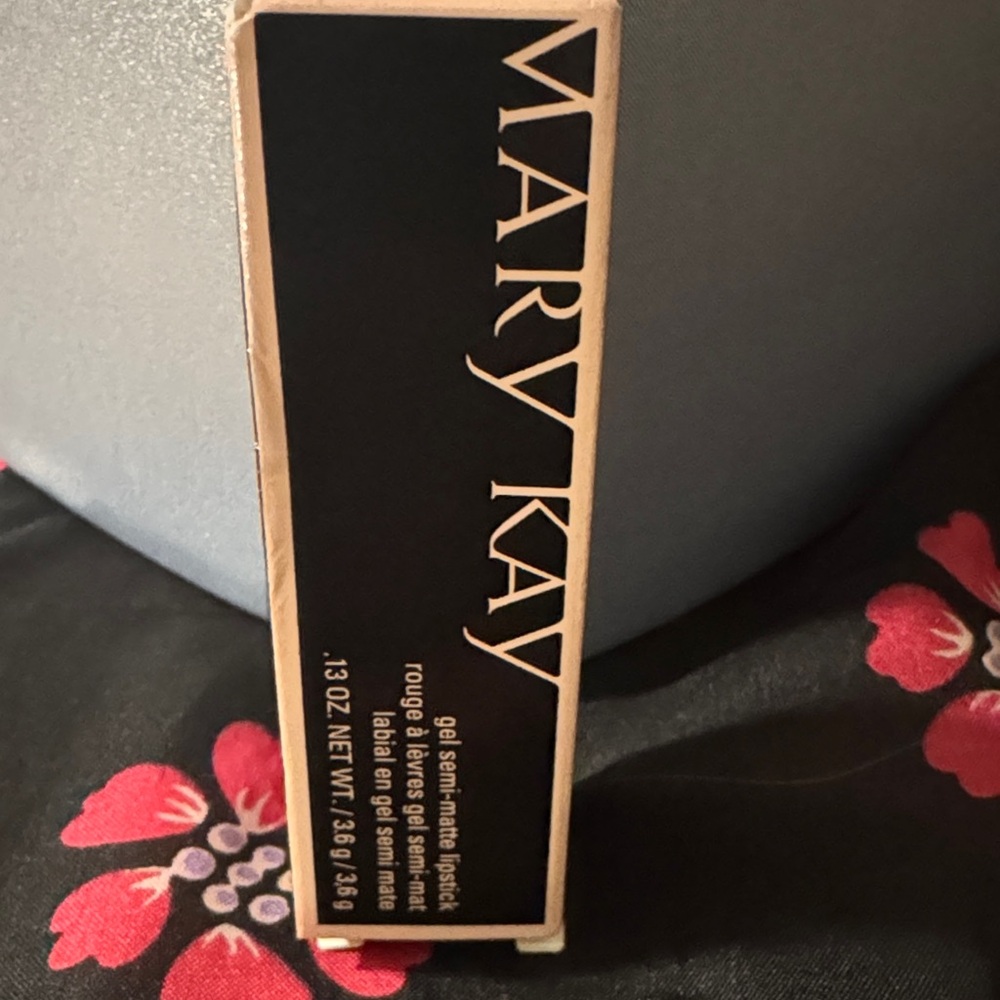 Mary Kay Gel Semi-Matte Lipstick in Black Packaging